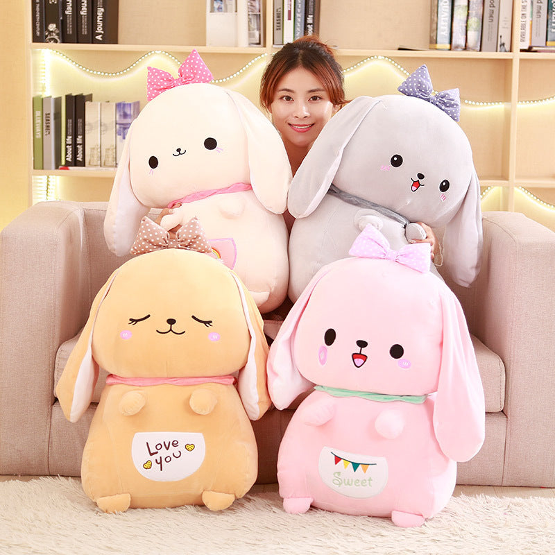 Cute rabbit doll doll doll pillow