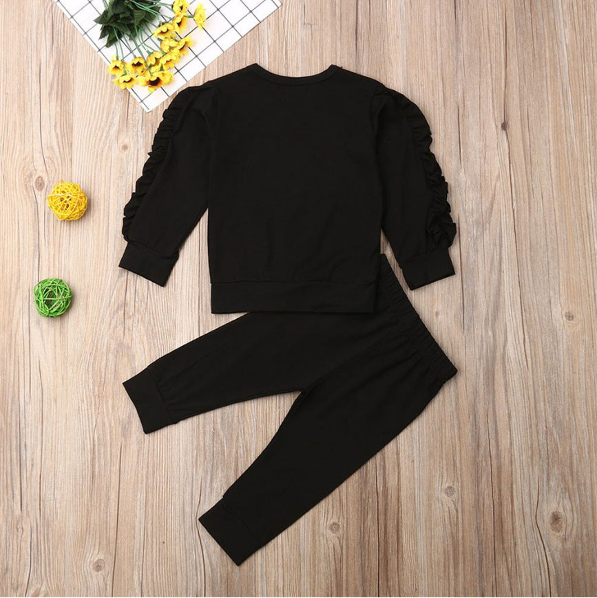 Baby Boys Girls Ruffles Jumper Sweatshirt