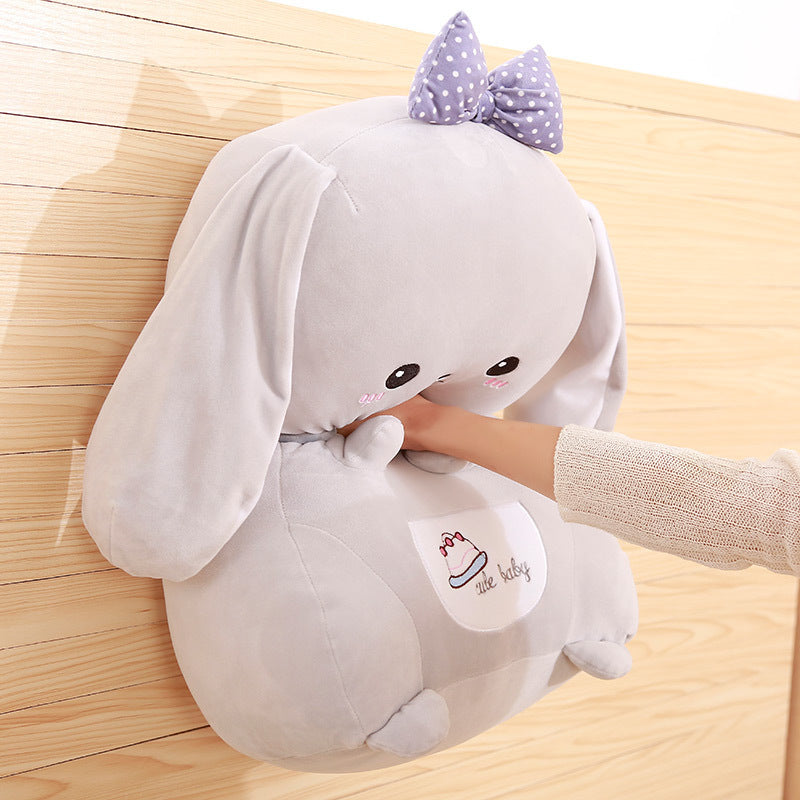 Cute rabbit doll doll doll pillow