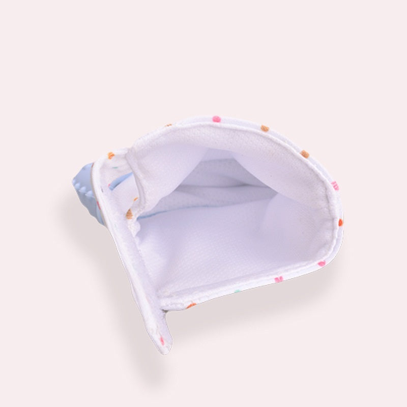anti-bite silicone molar gloves children's sound toys