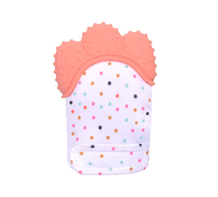 anti-bite silicone molar gloves children's sound toys