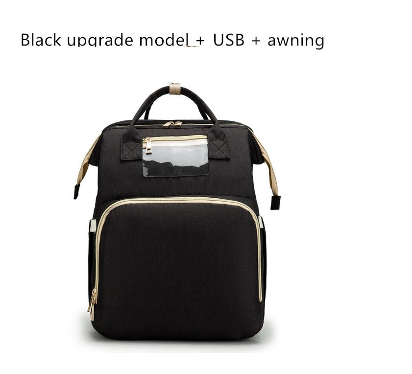USB Charging Version Mommy Bed Backpack