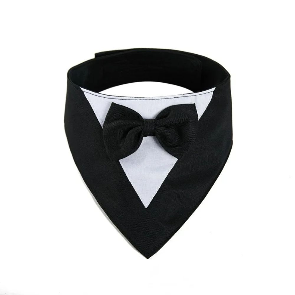 Pet Triangle Bib Bow Saliva Towel