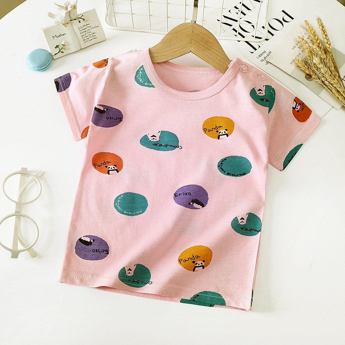 Children's Short-sleeved T-shirt cotton