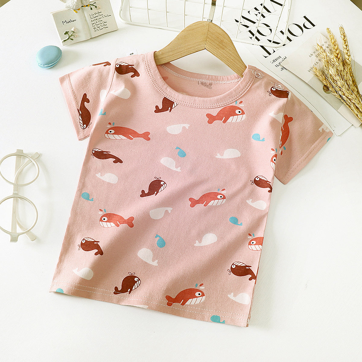 Children's Short-sleeved T-shirt cotton