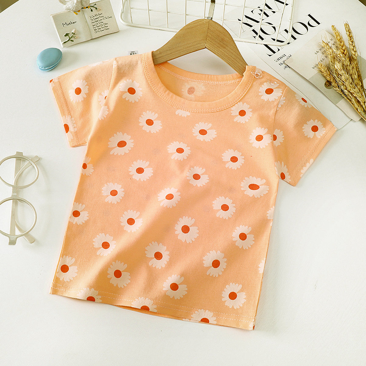 Children's Short-sleeved T-shirt cotton