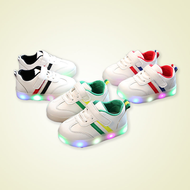 Kimmy White LED Sneakers Shoes