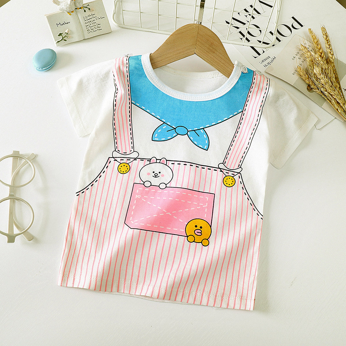 Children's Short-sleeved T-shirt cotton