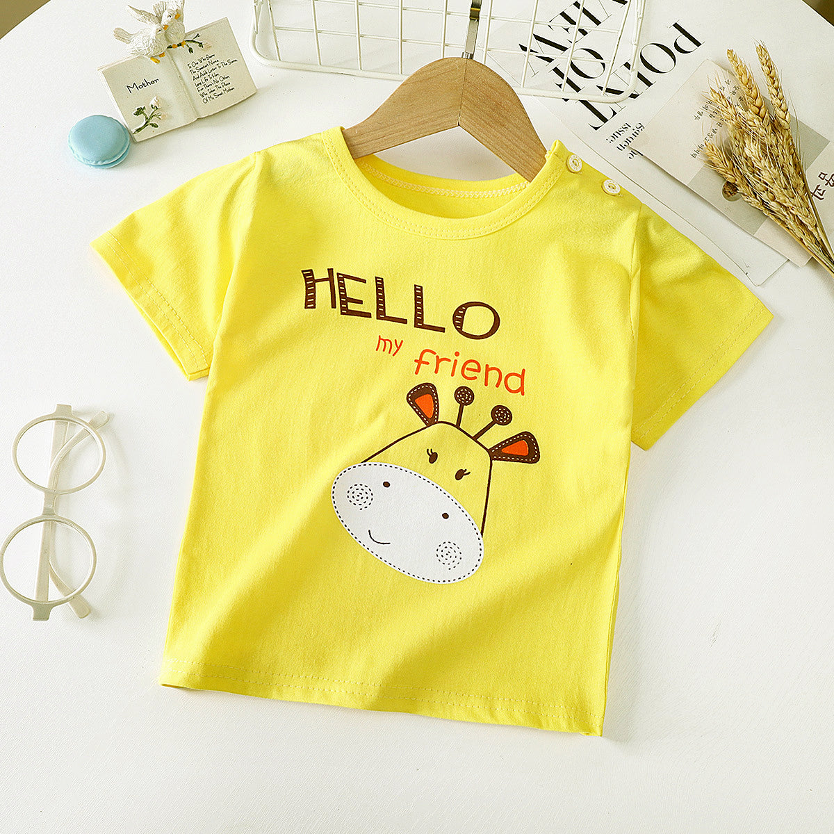 Children's Short-sleeved T-shirt cotton