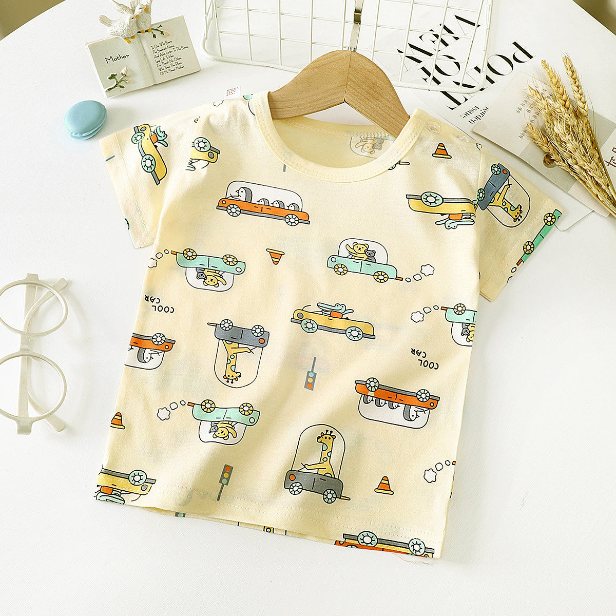 Children's Short-sleeved T-shirt cotton