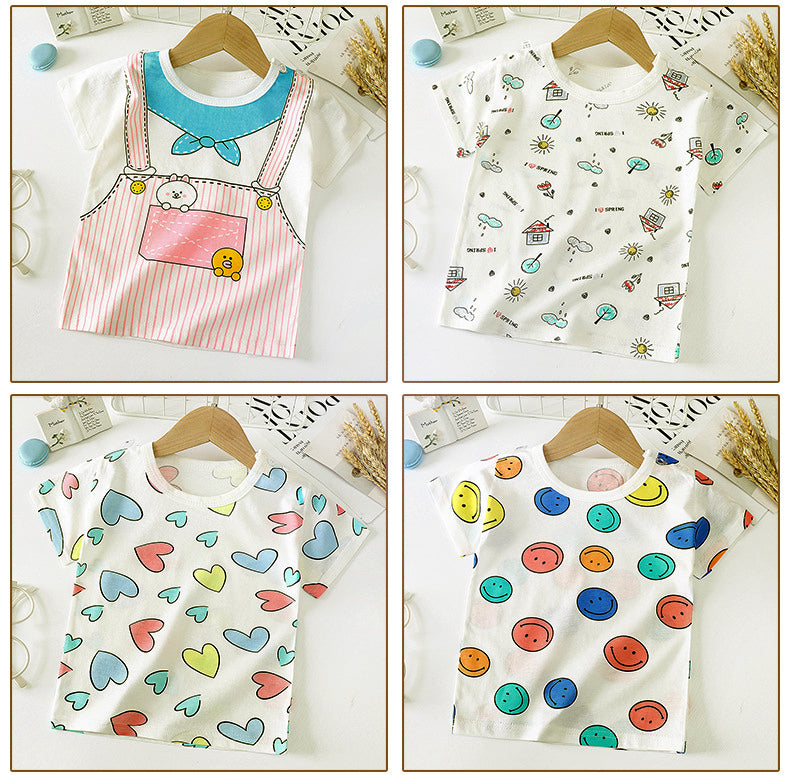 Children's Short-sleeved T-shirt cotton