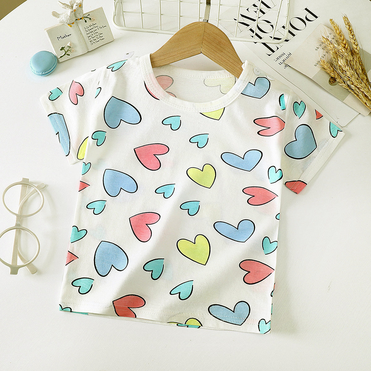 Children's Short-sleeved T-shirt cotton