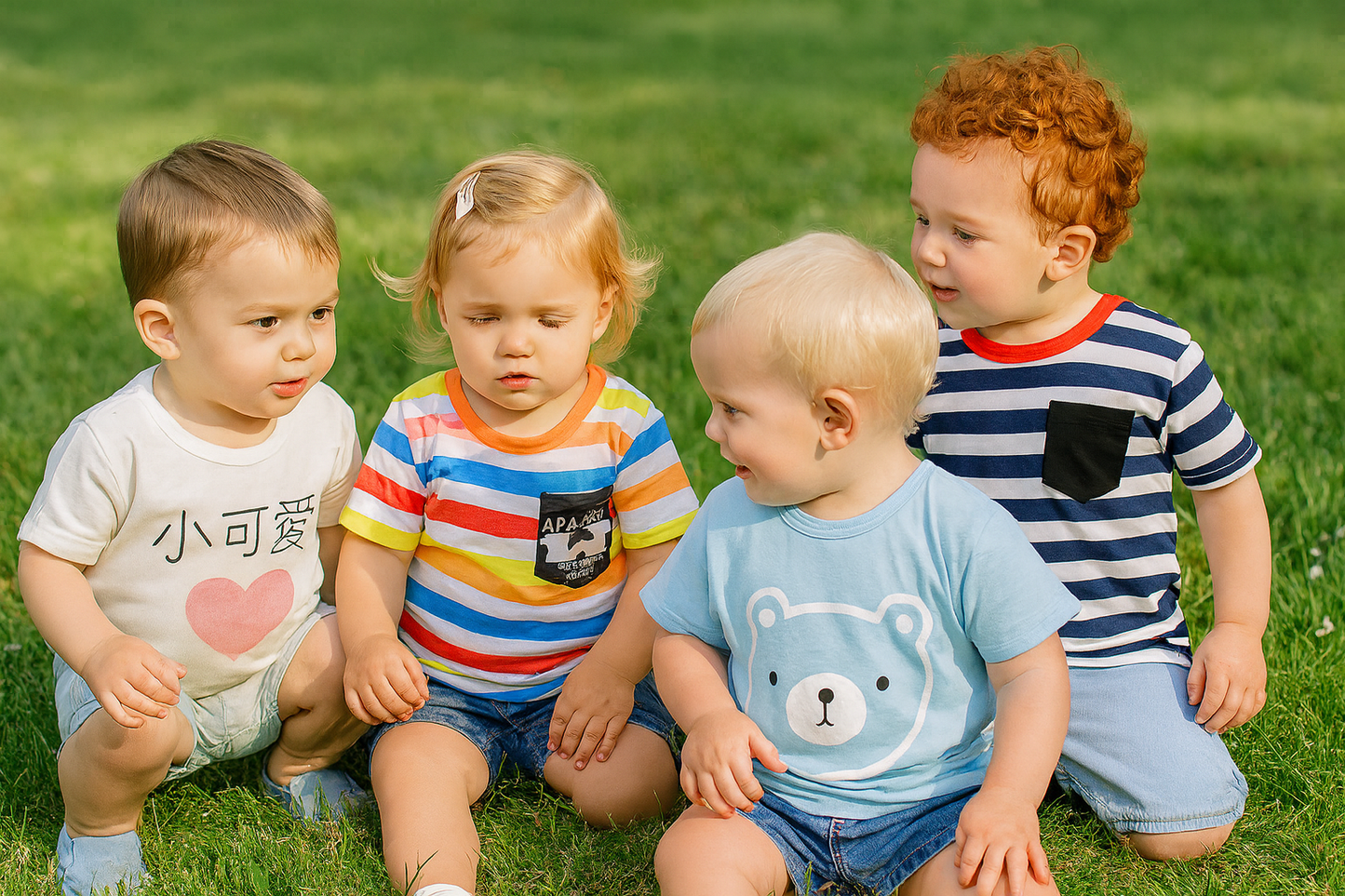 Children's Short-sleeved T-shirt cotton