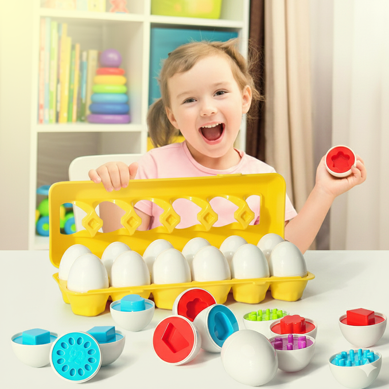 Smart Egg Toy Games shape matching sorters educational toy for toddlers