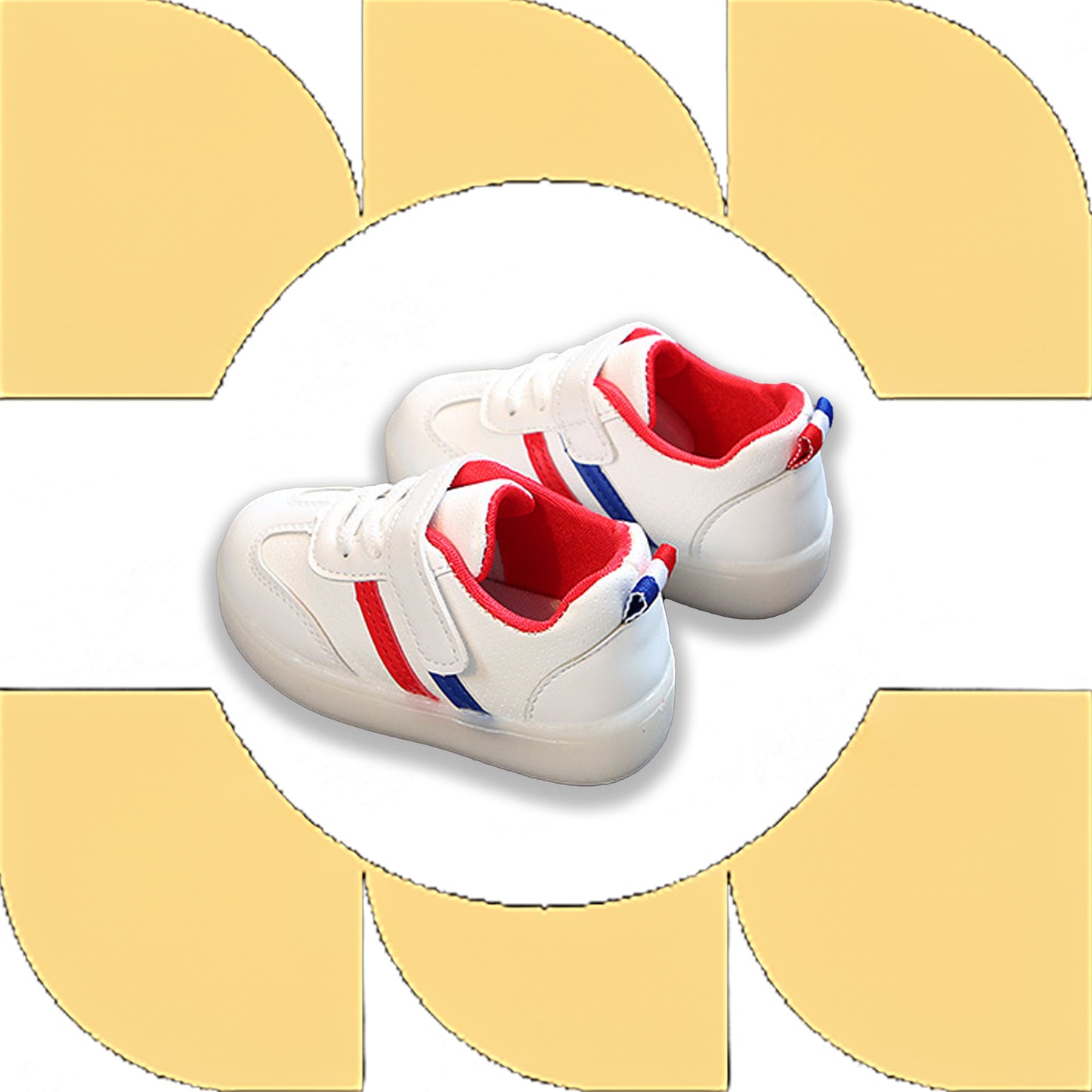 Kimmy White LED Sneakers Shoes